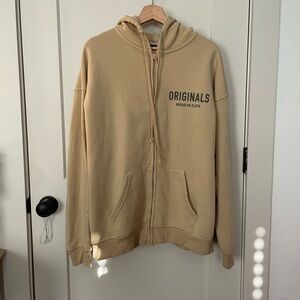 Brooklyn Cloth Originals Tan Hoodie Jacket